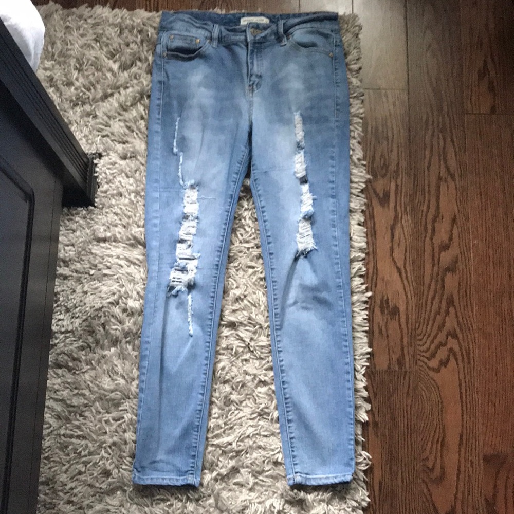 light blue hammer jeans